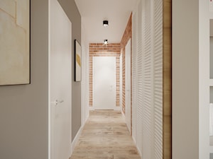 SAFS - Apartament Żoliborz - Duży szary hol / przedpokój, styl nowoczesny - zdjęcie od SAFS | Sustainable Architecture