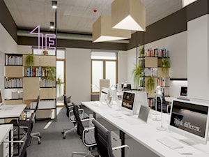 Biuro firmy Event'owej - Wnętrza publiczne, styl nowoczesny - zdjęcie od SAFS | Sustainable Architecture