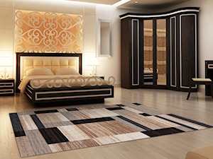 Aranżacje wnętrz z tureckimi dywanami - Sypialnia, styl nowoczesny - zdjęcie od Carpet Outlet
