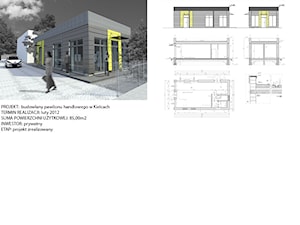 pawilon handlowy - zdjęcie od Pracownia Architektoniczna Intenso