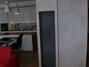 Apartament realizowany kompleksowo od projektu po realizację ul. Piaskowa - Kuchnia, styl nowoczesny - zdjęcie od Kompleksowe wykończenie wnętrz domów i mieszkań w Krakowie