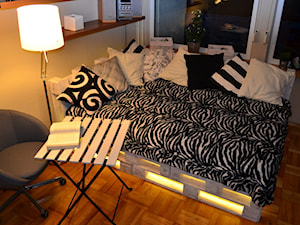 #meblezpalet Wymarzone łóżko z palet - Sypialnia - zdjęcie od bartosz-galisz