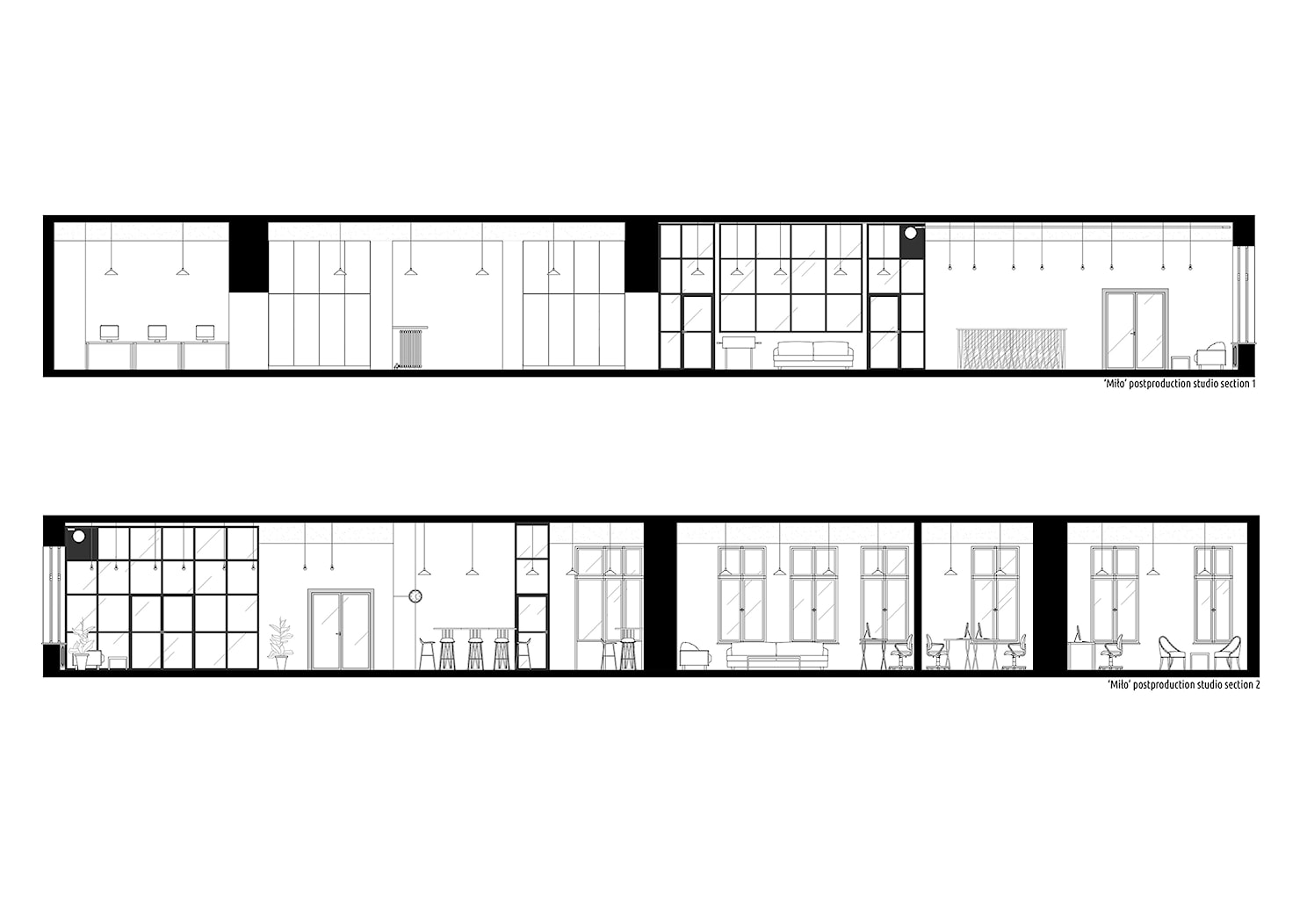 MIŁO POSTPRODUKCJA - Biuro, styl industrialny - zdjęcie od Five Cell - Homebook