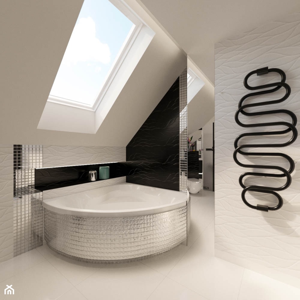 Błyszcząca łazienka - Łazienka, styl nowoczesny - zdjęcie od Art & Deco Design - Homebook