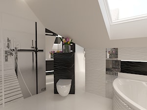 Błyszcząca łazienka - Łazienka, styl nowoczesny - zdjęcie od Art & Deco Design