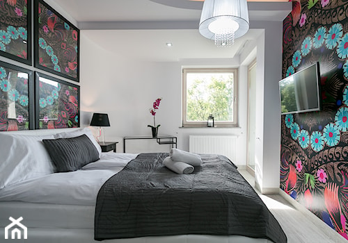 Luksusowe Apartamenty - Średnia biała sypialnia, styl nowoczesny - zdjęcie od Art & Deco Design