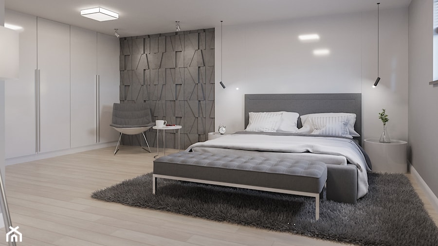 Sypialnia w stylu nowoczesnym - zdjęcie od Art & Deco Design