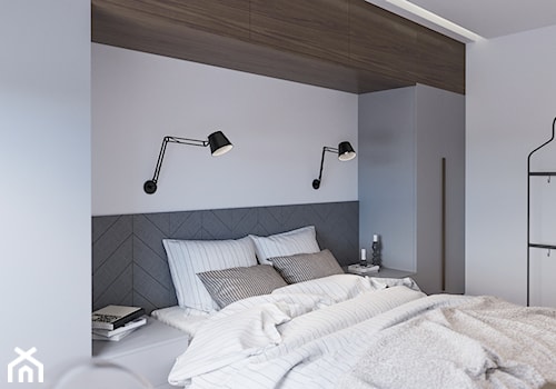 Sypialnia w mieszkaniu kawalera - zdjęcie od Art & Deco Design