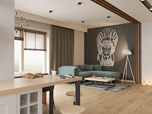 Dom jednorodzinny - Salon, styl skandynawski - zdjęcie od Art & Deco Design