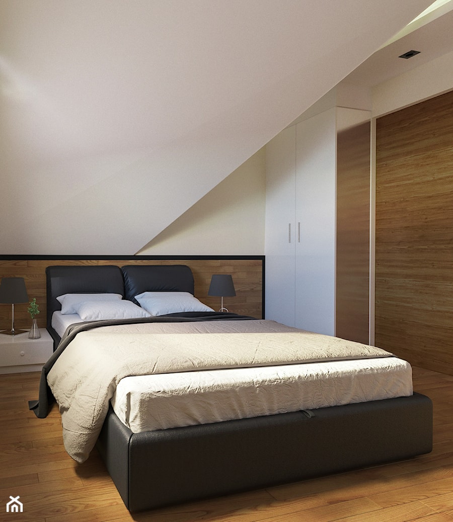 Poddasze - Sypialnia, styl nowoczesny - zdjęcie od Art & Deco Design