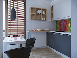 Mieszkanie dla studentów - Kuchnia, styl nowoczesny - zdjęcie od Art & Deco Design