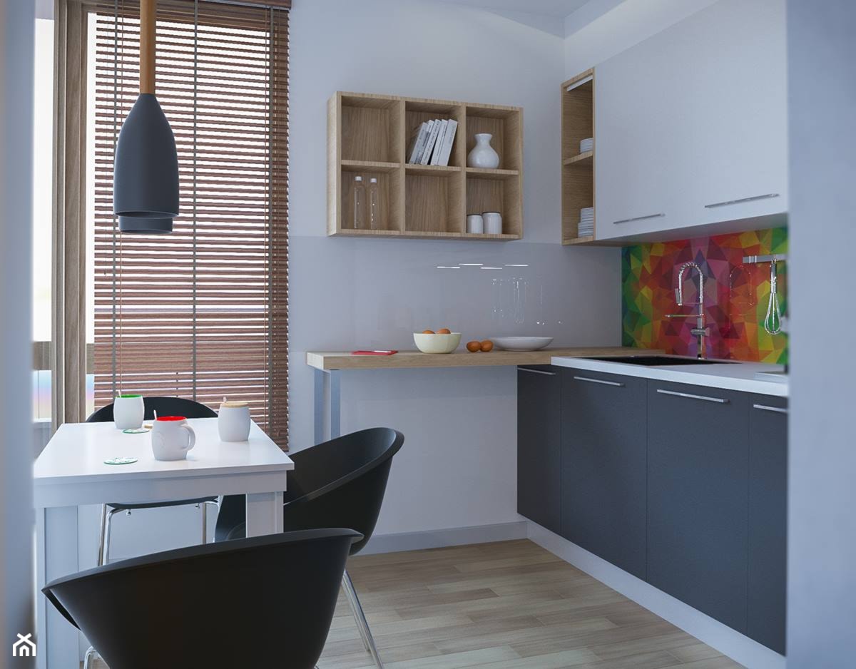 Mieszkanie dla studentów - Kuchnia, styl nowoczesny - zdjęcie od Art & Deco Design - Homebook