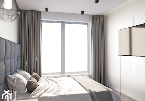Minimalistyczna sypialnia - Mała sypialnia, styl minimalistyczny - zdjęcie od Art & Deco Design