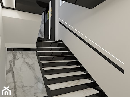 Aranżacje wnętrz - Schody: Klatka schodowa - schody - Art & Deco Design. Przeglądaj, dodawaj i zapisuj najlepsze zdjęcia, pomysły i inspiracje designerskie. W bazie mamy już prawie milion fotografii!