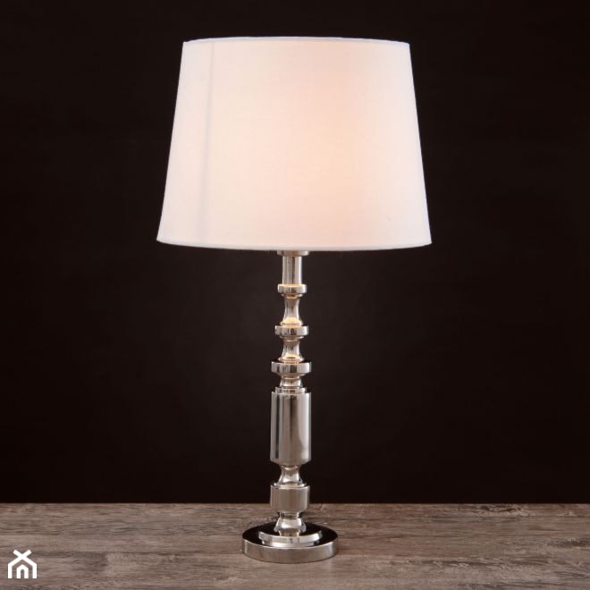 PODSTAWA LAMPY STOŁOWEJ Z OKRĄGŁYMI ELEMENTAMI - WYSOKOŚĆ 36CM - zdjęcie od AlmiDecor.com - Homebook