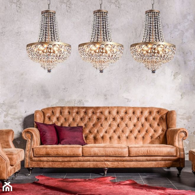 LAMPA KRYSZTAŁOWA O ŚREDNICY 40CM - zdjęcie od AlmiDecor.com - Homebook