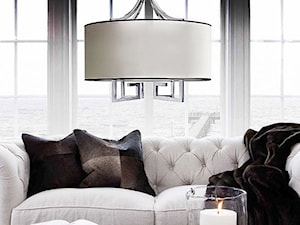 ELEGANCKA LAMPA Z BIAŁYM ABAŻUREM - zdjęcie od AlmiDecor.com