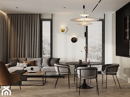 Aranżacje wnętrz - Salon: APARTAMENT 75 M2 ROGOWO - Salon, styl nowoczesny - EDYTA SOWIŃSKA INTERIOR DESIGN . Przeglądaj, dodawaj i zapisuj najlepsze zdjęcia, pomysły i inspiracje designerskie. W bazie mamy już prawie milion fotografii!