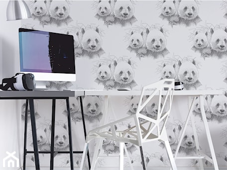 Aranżacje wnętrz - Biuro: Panda - Decorami. Przeglądaj, dodawaj i zapisuj najlepsze zdjęcia, pomysły i inspiracje designerskie. W bazie mamy już prawie milion fotografii!