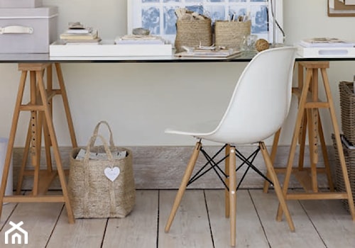Małe szare biuro, styl skandynawski - zdjęcie od Świat Krzeseł