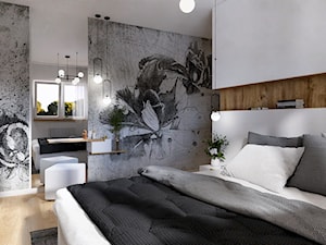 Mała sypialnia - Sypialnia, styl nowoczesny - zdjęcie od inn.so