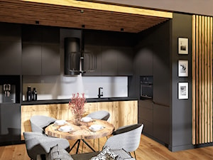 Loftowe mieszkanie - Kuchnia, styl industrialny - zdjęcie od inn.so