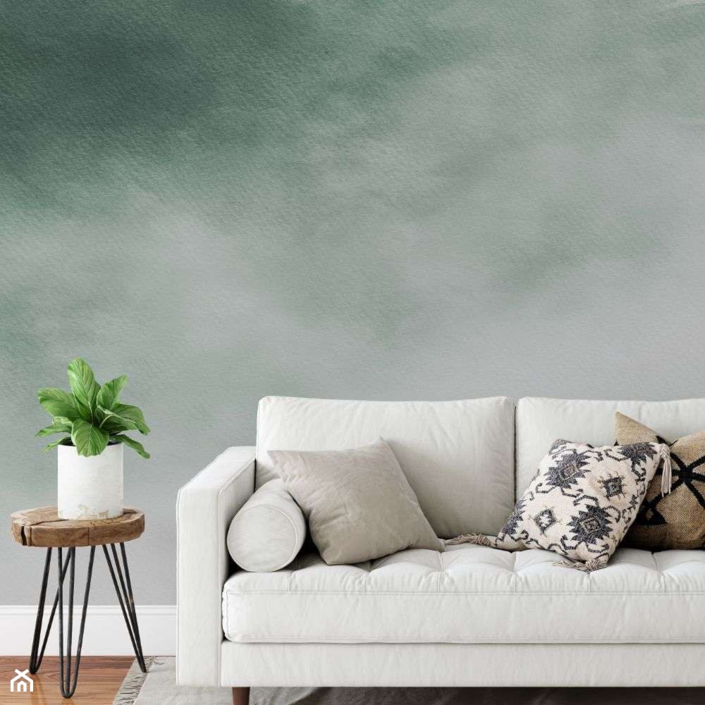 Tapeta GREEN CLOUD OMBRE - zdjęcie od Ubierz Swoje Ściany - Homebook