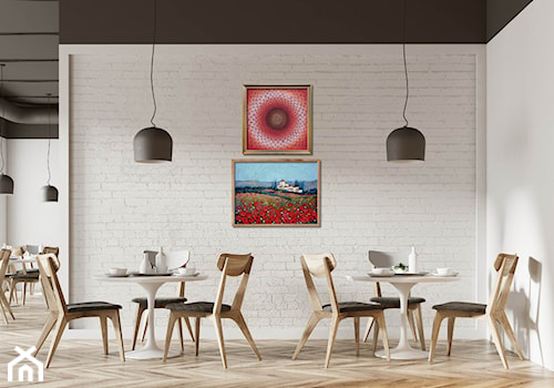 Kawiarnia z obrazami - zdjęcie od Art in House Dom Aukcyjny i Galeria Sztuki