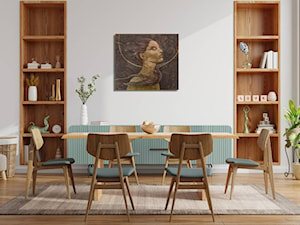 Jadalnia z obrazem: KATARZYNA KOŁTAN, INGE, 2023 - zdjęcie od Art in House Dom Aukcyjny i Galeria Sztuki