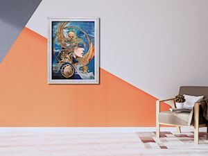 Salon z obrazem: ŻANETA CHŁOSTOWSKA - SZWACZKA, NEW TIME, 2024 - zdjęcie od Art in House Dom Aukcyjny i Galeria Sztuki