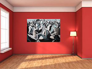 Salon z obrazem: MIRELA BUKAŁA, FEVER, 2023 - zdjęcie od Art in House Dom Aukcyjny i Galeria Sztuki