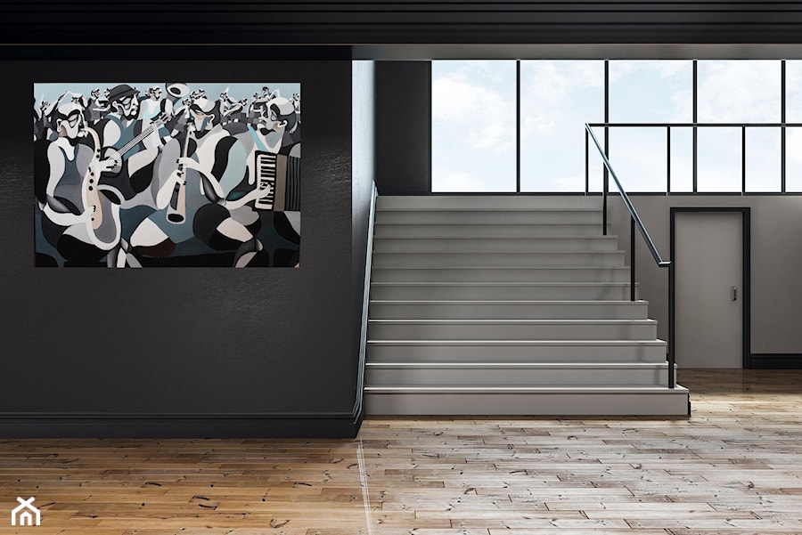 Schody z obrazem: MIRELA BUKAŁA, FEVER, 2023 - zdjęcie od Art in House Dom Aukcyjny i Galeria Sztuki