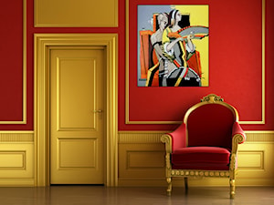 salon z obrazem: ELŻBIETA BOUKOURBANE, BIAŁA WIŚNIA, 2023 - zdjęcie od Art in House Dom Aukcyjny i Galeria Sztuki