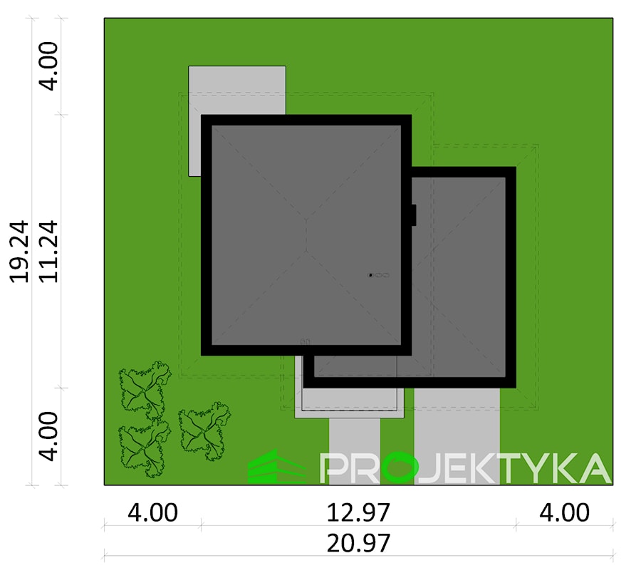 Plan sytuacyjny - zdjęcie od PROJEKTYKA