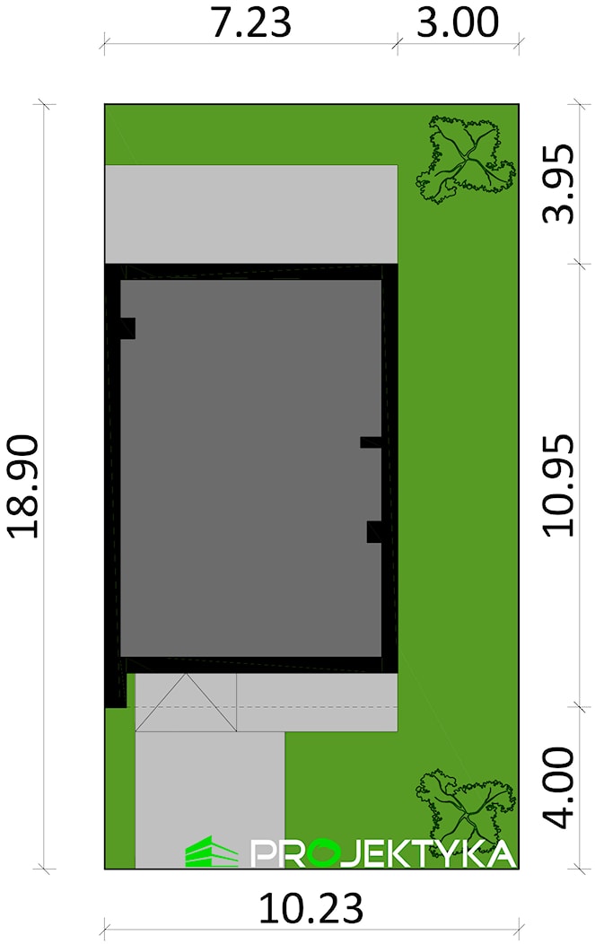 Plan sytuacyjny - zdjęcie od PROJEKTYKA - Homebook