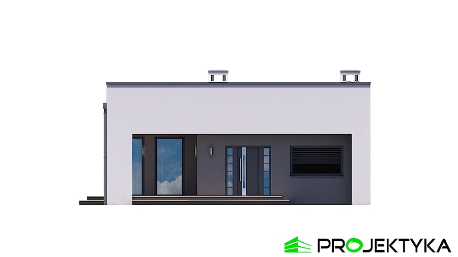 Elewacja frontowa - zdjęcie od PROJEKTYKA