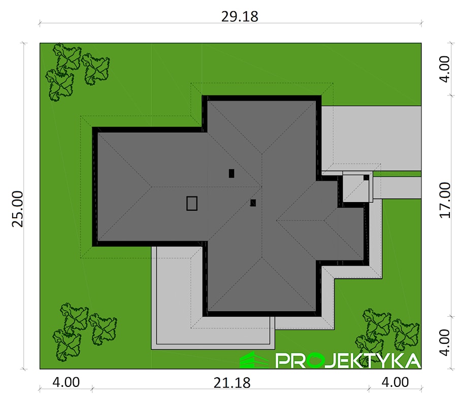 Plan sytuacyjny - zdjęcie od PROJEKTYKA