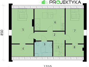 Rzut poddasza - zdjęcie od PROJEKTYKA