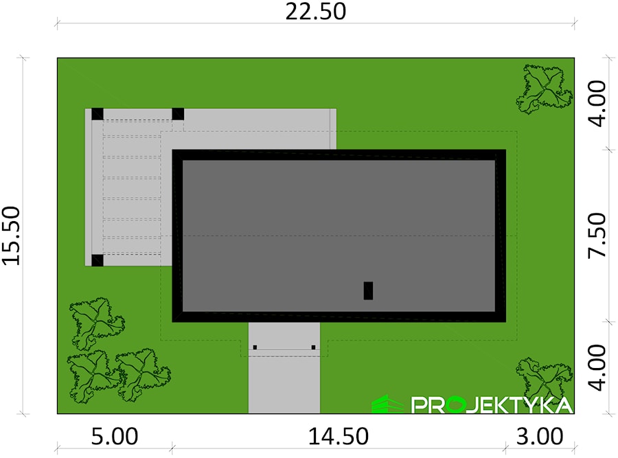 Plan sytuacyjny - zdjęcie od PROJEKTYKA