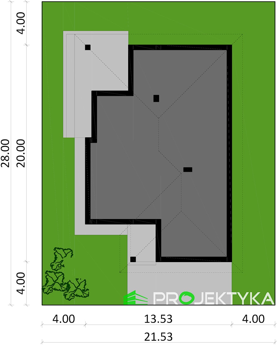 Plan sytuacyjny - zdjęcie od PROJEKTYKA