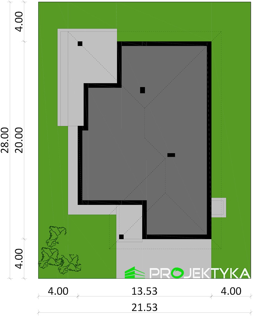 Plan sytuacyjny - zdjęcie od PROJEKTYKA - Homebook