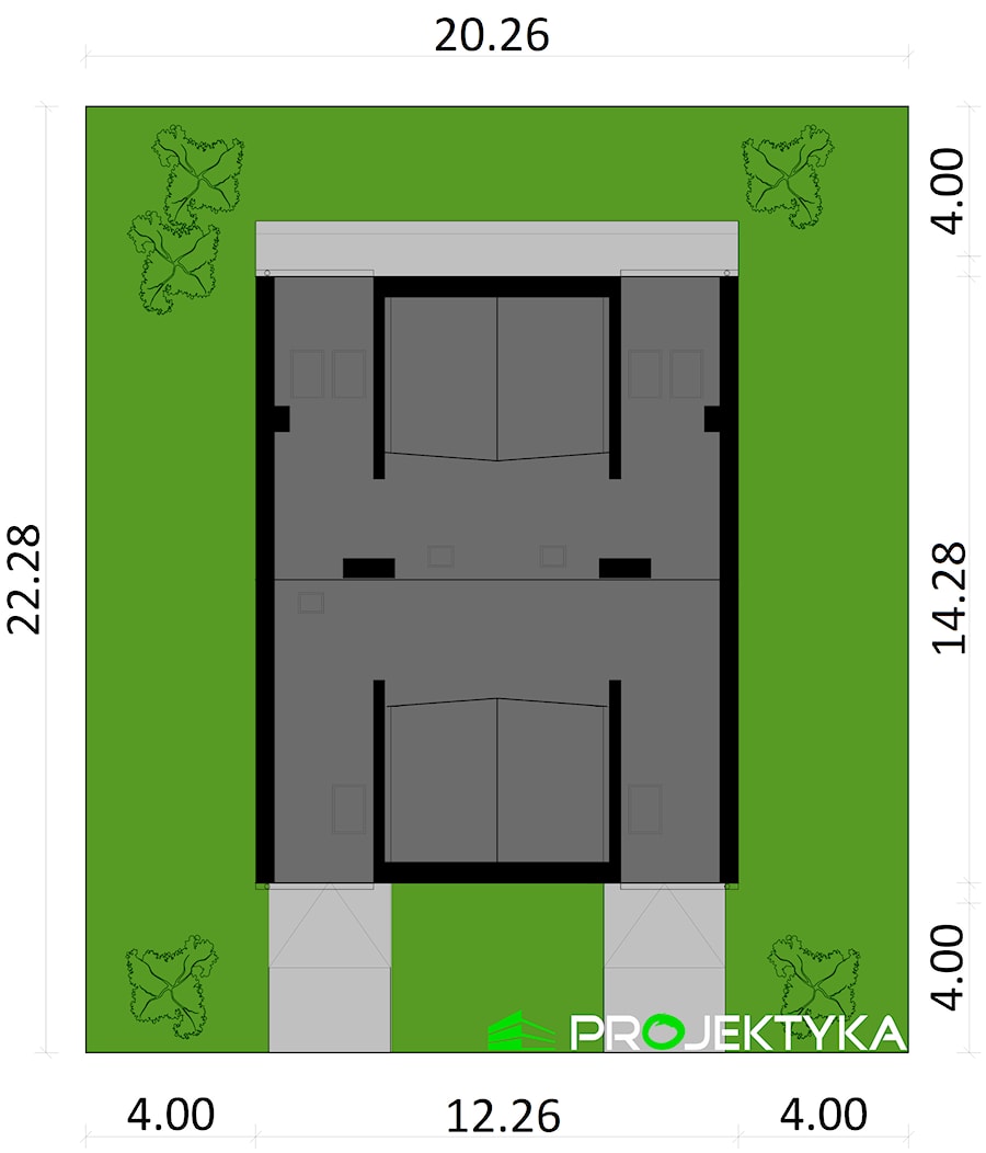 Plan sytuacyjny - zdjęcie od PROJEKTYKA - Homebook