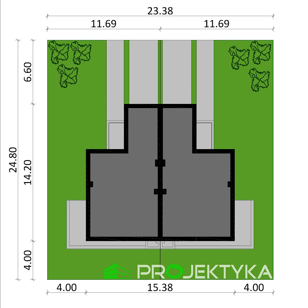 Plan sytuacyjny - zdjęcie od PROJEKTYKA - Homebook