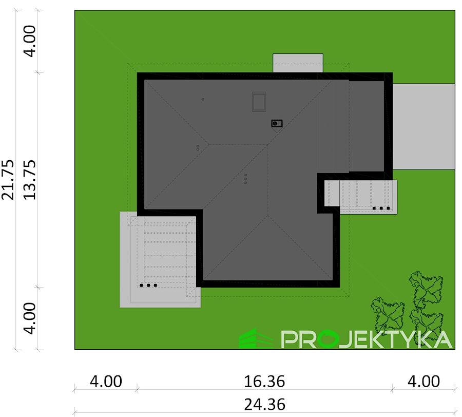 Plan sytuacyjny - zdjęcie od PROJEKTYKA