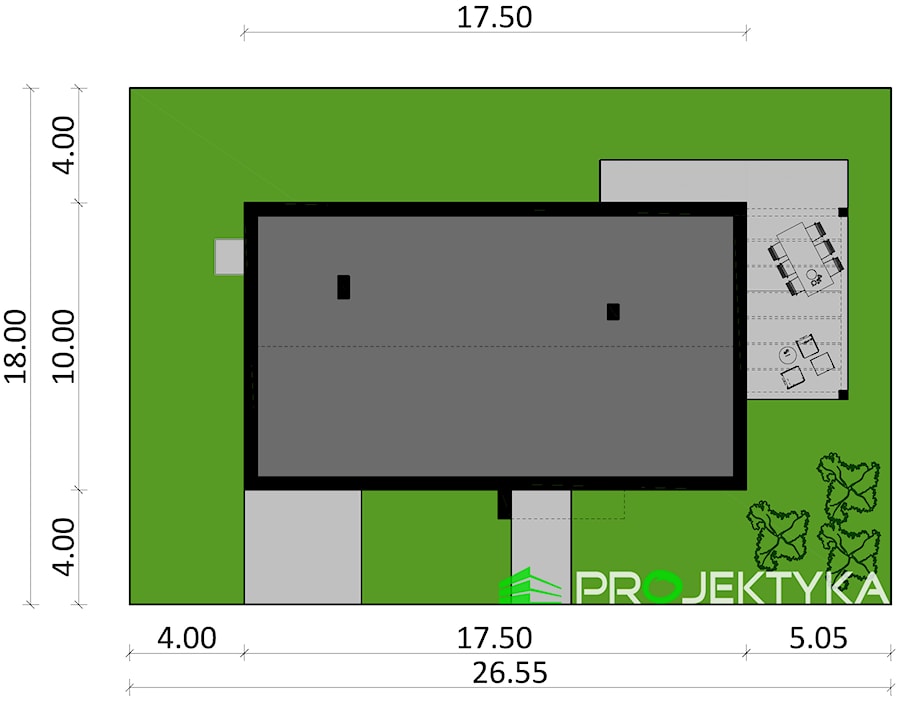 Plan sytuacyjny - zdjęcie od PROJEKTYKA