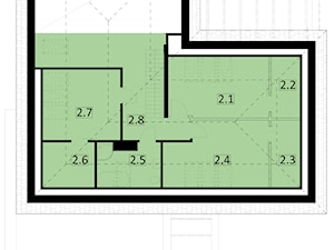 Rzut poddasza - zdjęcie od PROJEKTYKA