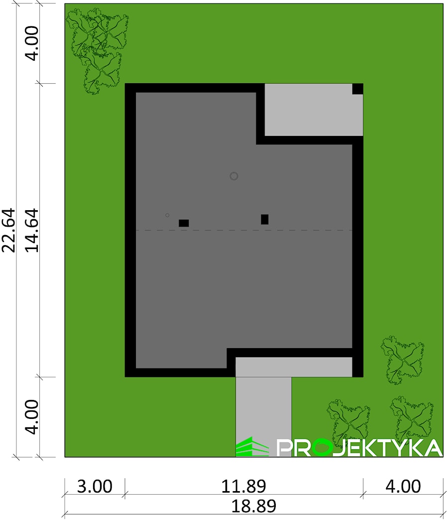 Plan sytuacyjny - zdjęcie od PROJEKTYKA