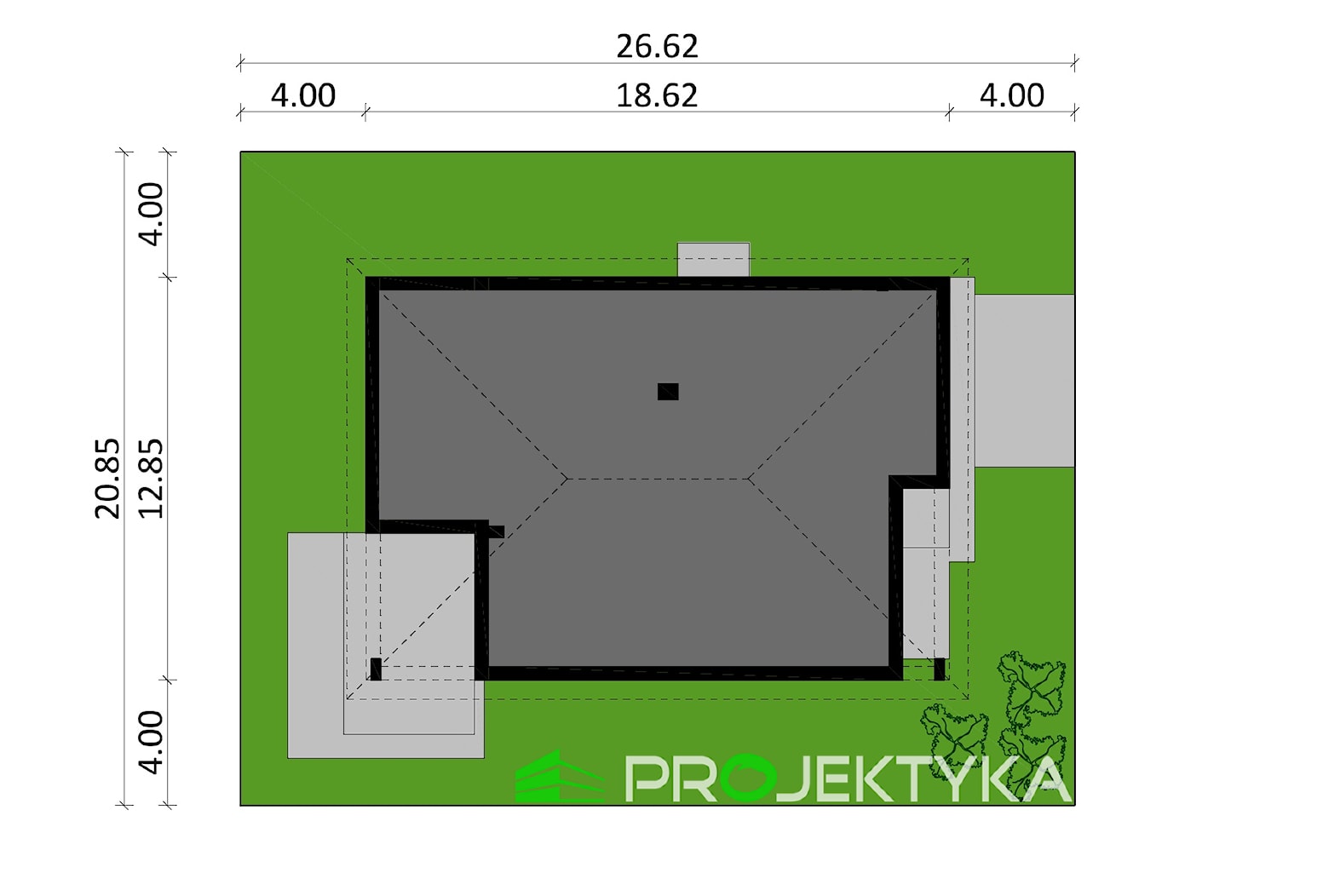 Plan sytuacyjny - zdjęcie od PROJEKTYKA - Homebook