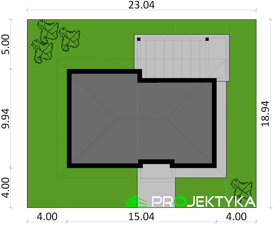 Plan sytuacyjny - zdjęcie od PROJEKTYKA