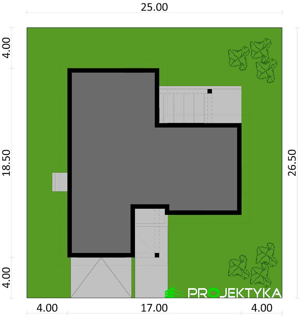 Plan sytuacyjny - zdjęcie od PROJEKTYKA - Homebook